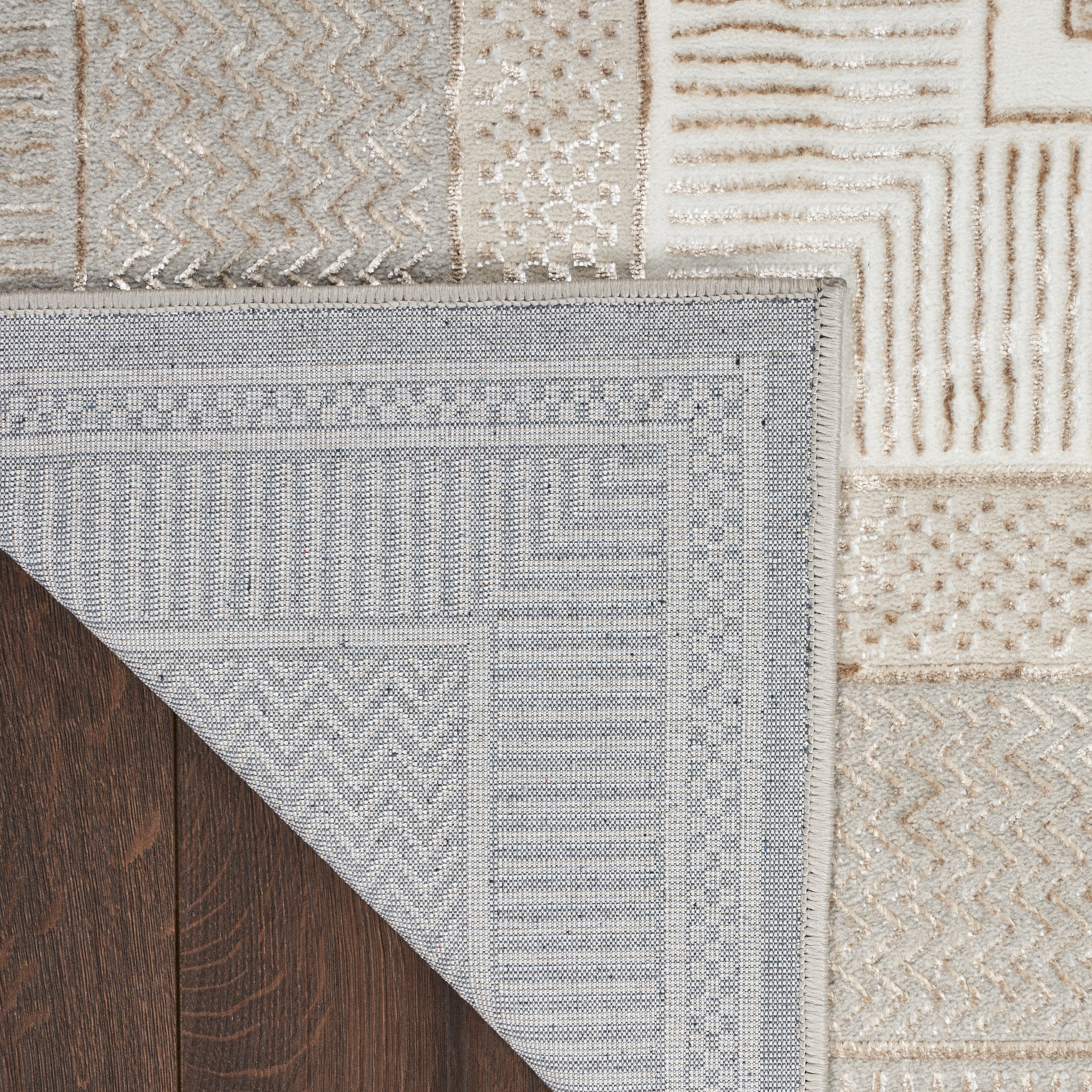 Nourison Glitz GLZ07 Ivory Large Rectangle Rug